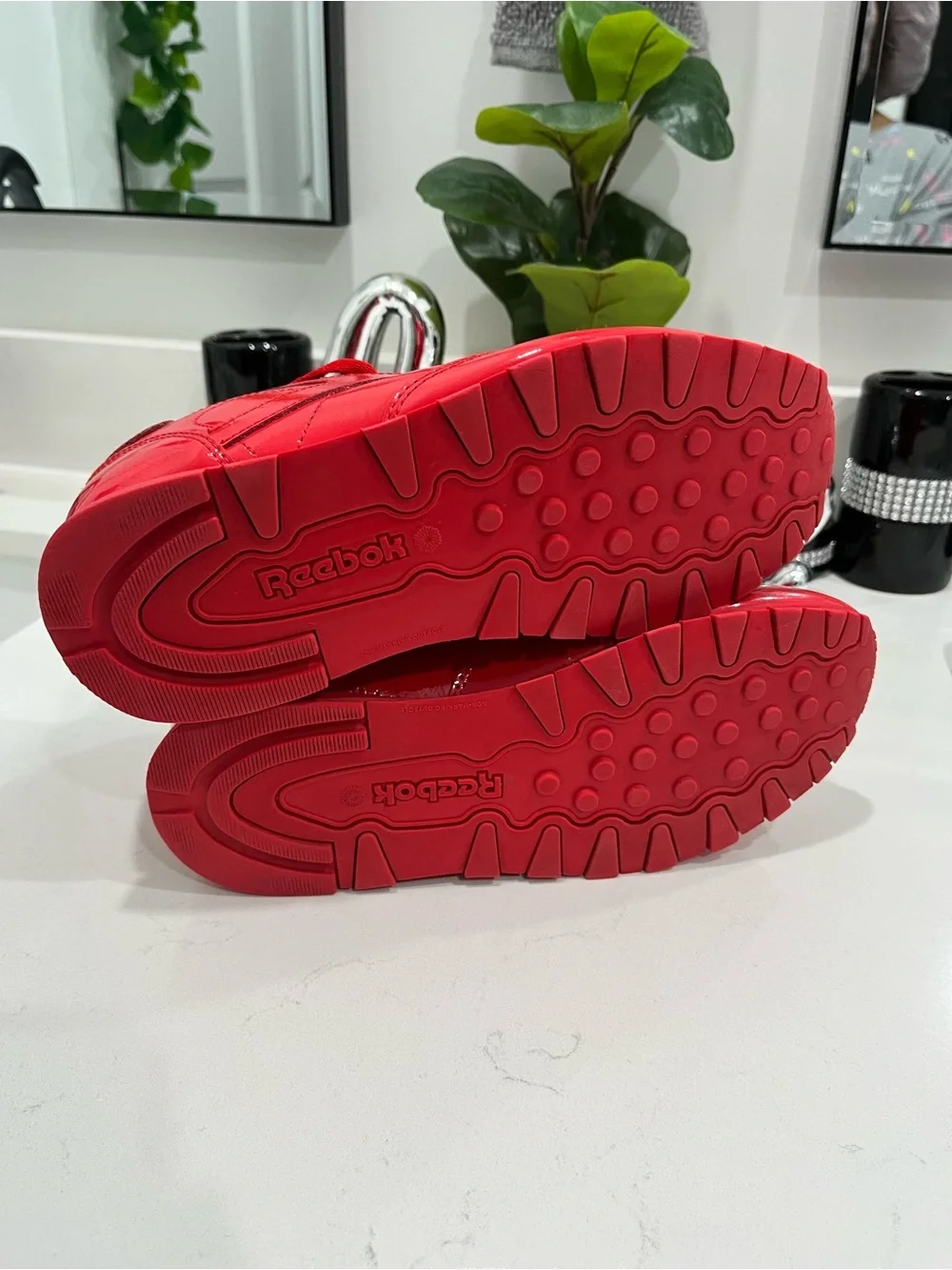 Reebok Kids' Bright Red Patent Sneakers